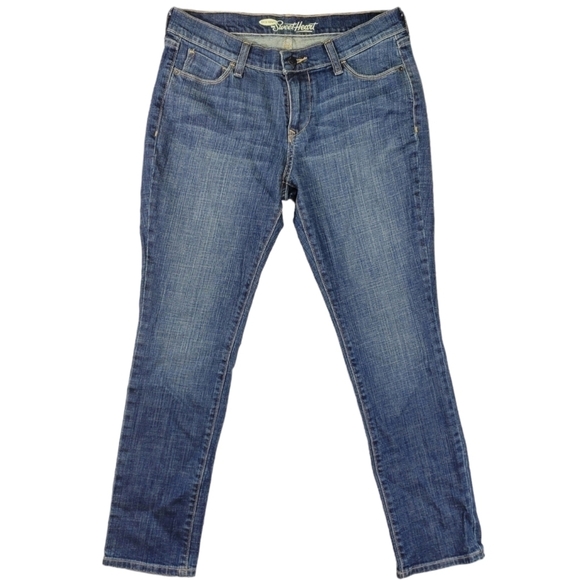Old Navy Sweet Heart Jeans Dark Wash Size 6 p - Picture 1 of 9